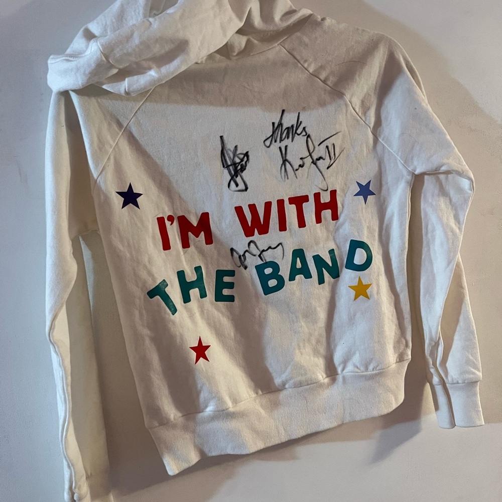 Autographed Jonas brothers sweatshirt